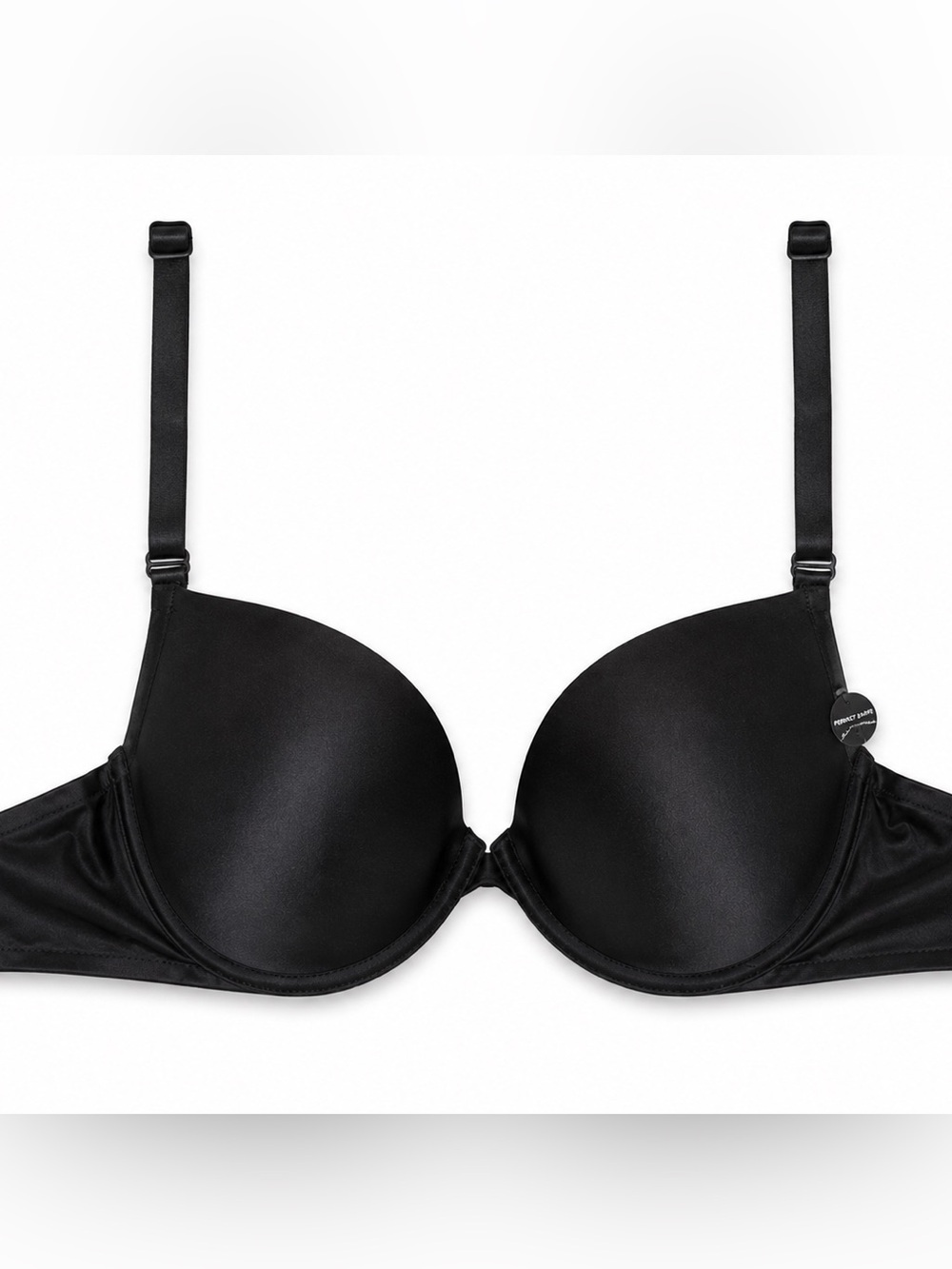 Black T-Shirt Bra - Women's Smooth Molded Cup Bra